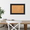 Cork Board, Nero Black Wood Frame - Bulletin Board, Organization Board, Pin Board